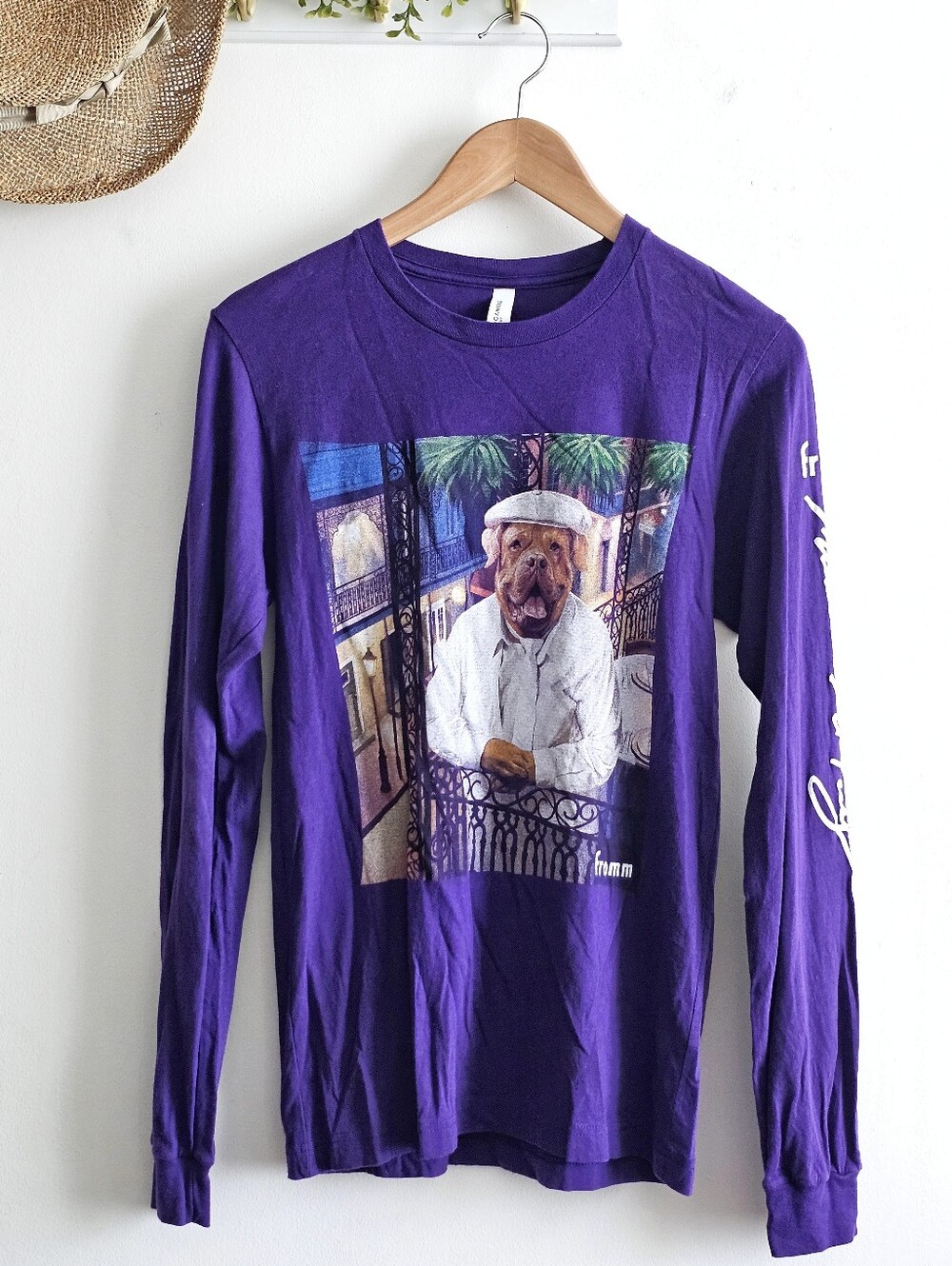 Bella + Canvas Fromm Family Pet Food Dogue de Bordeaux Graphic Long Sleeve Tee